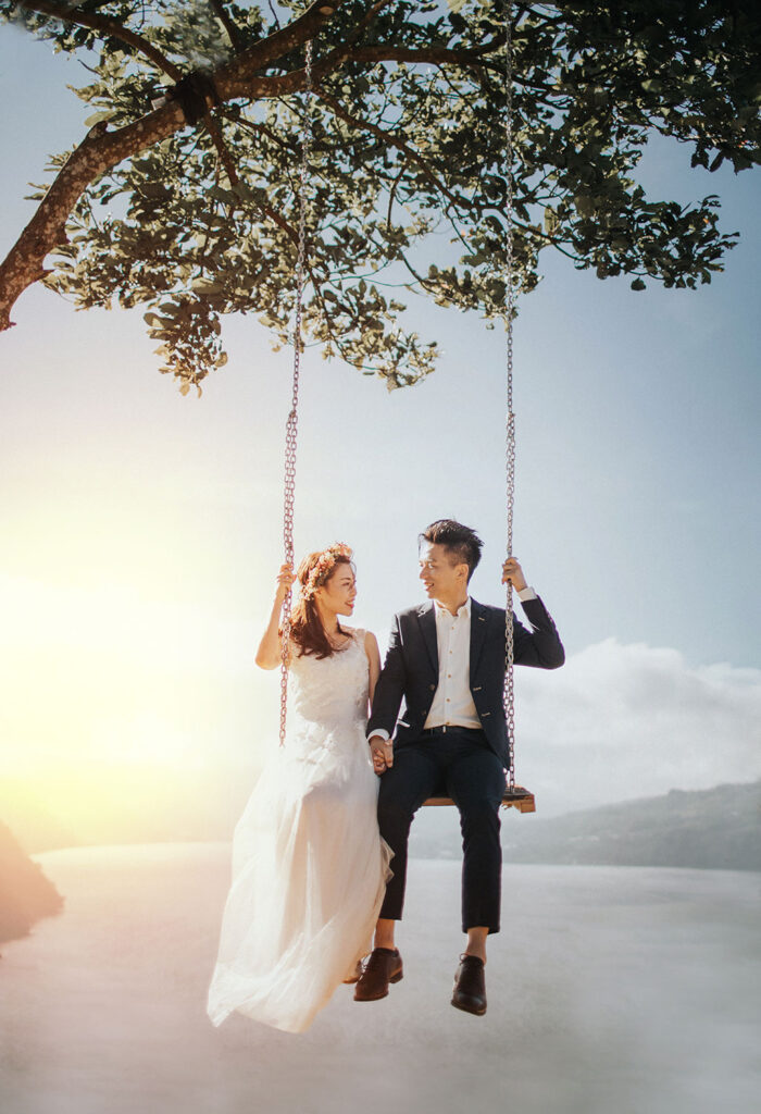 Prewedding photoshoot wanagiri swing