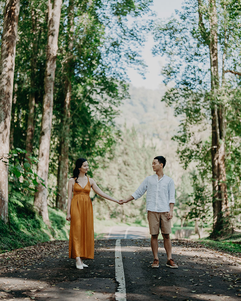 prewedding bedugul botanical garden